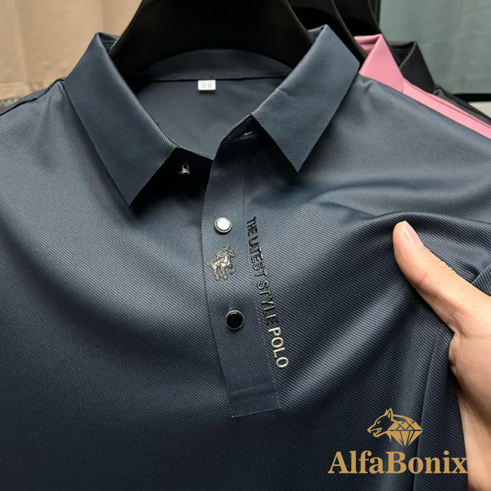 Kit com 6 Camisetas Polo Club Alfa Nartue – Seda Gelada Premium
