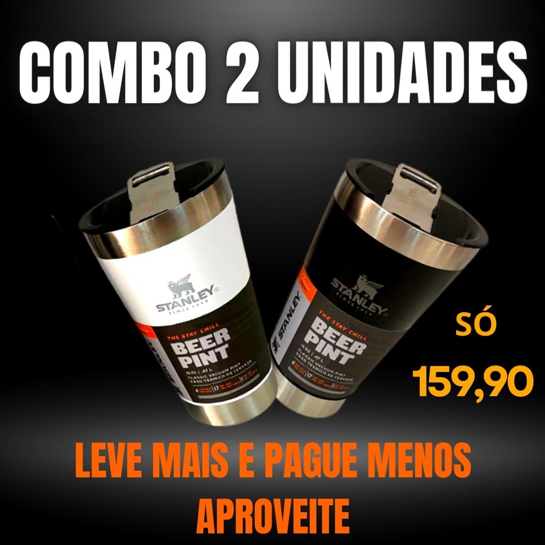 Copo Térmico Stanley com Tampa e Abridor original